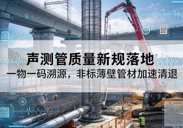 费县声测管质量新规落地，一物一码溯源，非标薄壁管材加速清退